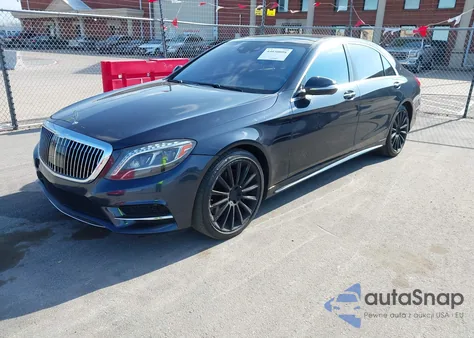 2015 Mercedes-Benz S 550 z USA, uszkodzony, nr VIN WDDUG8CB7FA074310